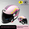 Double Mirror Pink Brown Helmet 3C