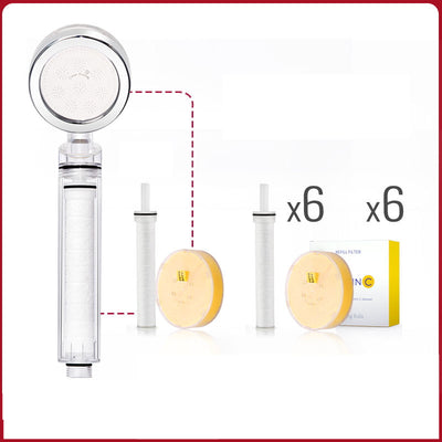 Cabezal de Ducha con Filtro Vitamina C y Desclorador de Agua Suave - Image 15