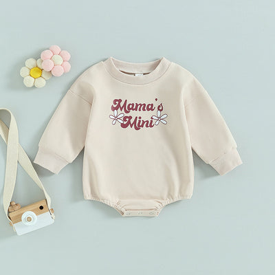 Blusa Infantil Estampado Floral con Letras y Mangas Largas - Image 2