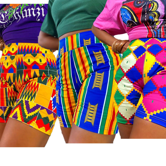 Shorts Estampados de Colores Sólidos para Mujer - Image 3