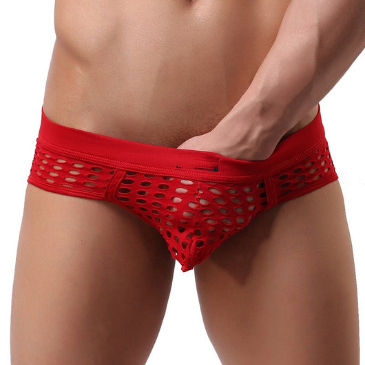 Bóxer Transparente Mesh Triangular Woxuan - Diseño Sensual para Hombre - Image 14