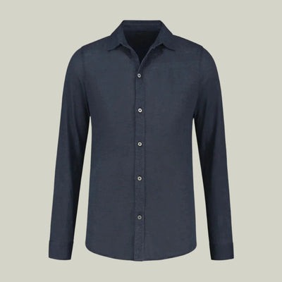 Camisa Ejecutiva de Línea Delgada en Color Sólido - Image 12