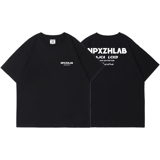 Camiseta de Algodón con Estampado de Letras para Hombre - Image 3
