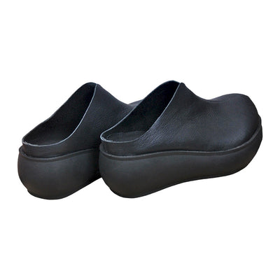 Sandalias Retro de Plataforma Mujer en Cuero - Image 5