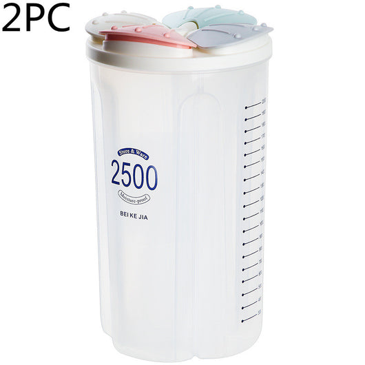 Contenedor de Almacenamiento para Alimentos Secos y Cereales con Tapa Transparente - Image 11