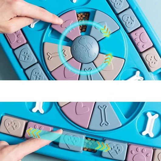 Comedero Interactivo Puzzle para Perros y Gatos - Juguete Educativo Comedera Lenta - Image 9
