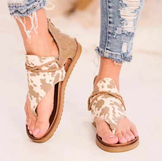 Sandalias Planas Ligeras Talla Grande para Mujer - Comodidad sin Compromiso - Image 3