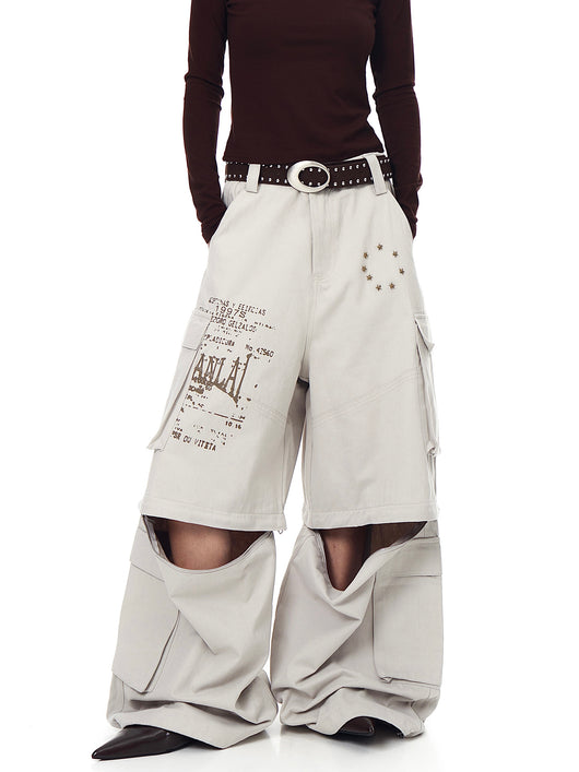 Pantalones Cargo Sueltos con Bolsillos Removibles - Image 24