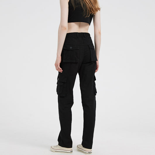 Pantalones Deportivos Talla Grande con Múltiples Bolsillos para Mujer - Image 4