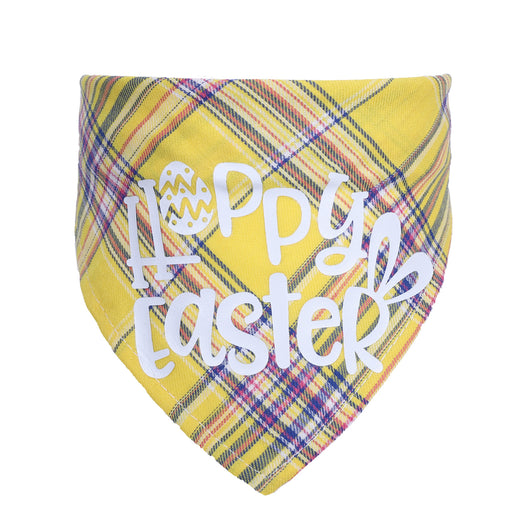 Toalla Triangular para Mascotas Conejo de Pascua Capa Única - Image 9