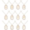 Women's Light Luxury Alphabet Sterling Plateado Collarbone Necklace I Dorado