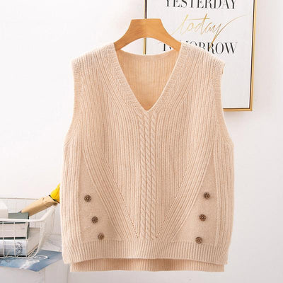 Chaleco Pullover con Cuello de Solapa para Mujer - Image 8
