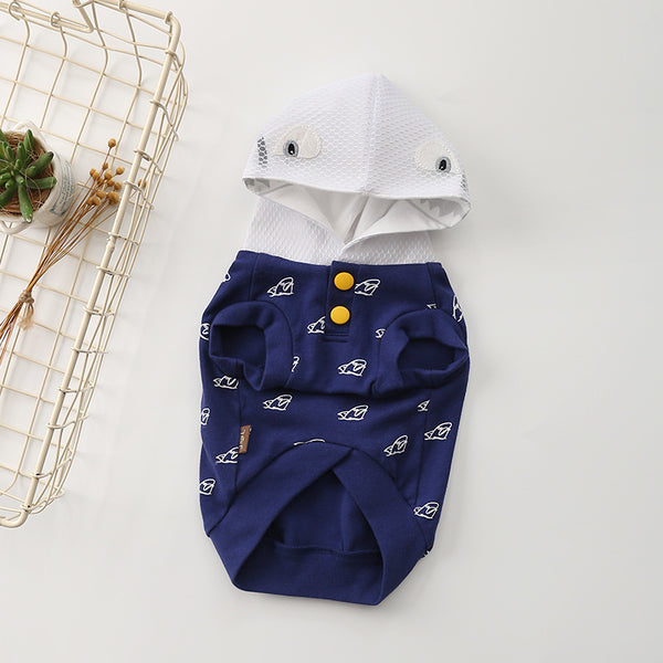 Ropa Elástica de Algodón para Perros - Primavera y Verano