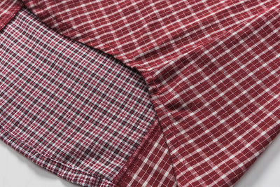 Camisa de Cuadros Patchwork para Hombre - Image 16