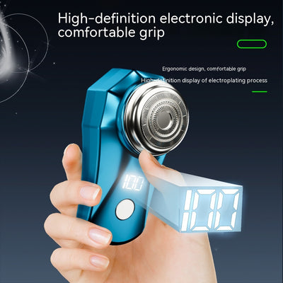 Afeitadora Eléctrica Portátil Recargable con Cabezal Flotante para Hombre - Image 9