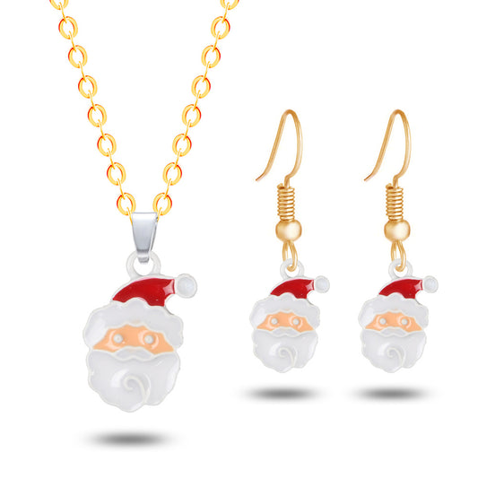 Conjunto de Collar y Aretes Navideños - Image 2