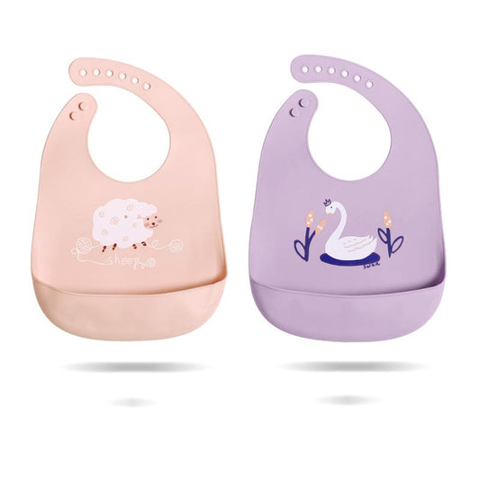 Babero Infantil de Silicona Impermeable - Diseño Moderno y Práctico - Image 2
