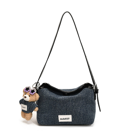 Bolsa Retro de Mezclilla para Commuter - Crossbody Casual Versátil - Image 5