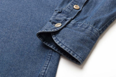 Camisa Denim Suelta Casual de Moda - Image 5