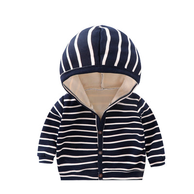 Cardigan Infantil Acolchado con Capucha y Forro de Velvet - Image 5
