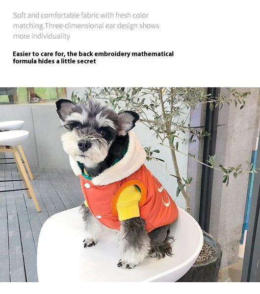 Abrigo Térmico Reversible para Perros y Gatos - Algodón Grueso con Forro Polar Invierno - Image 8