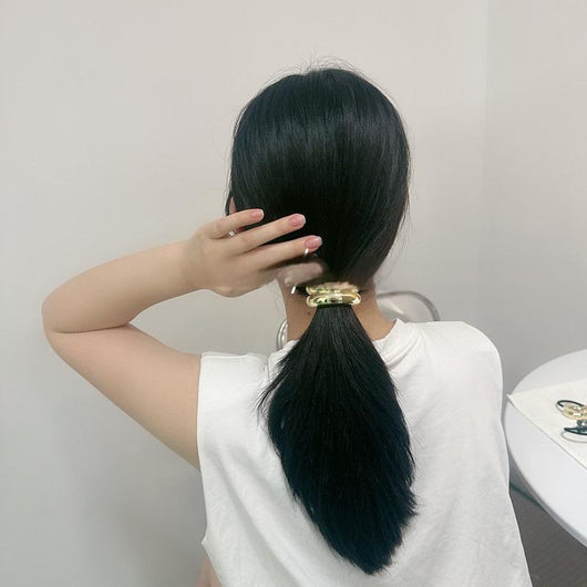 Aro Elástico Geométrico Retro - Accesorio de Cabello Minimalista - Image 10