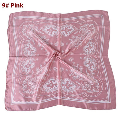 Pañuelo de Satén con Estampado Floral Vintage Paisley - Image 14