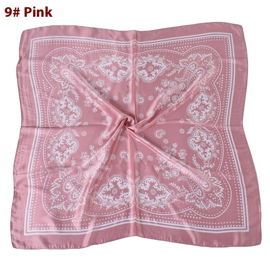 Pañuelo de Satén con Estampado Floral Vintage Paisley - Image 14
