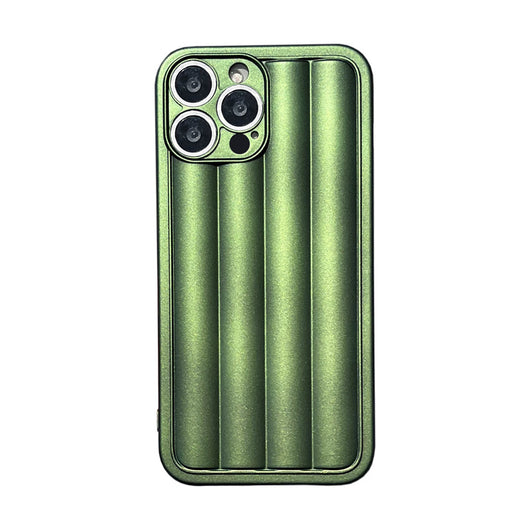 Funda de Silicona Verde Fluorescente con Rayas para Celular - Image 5