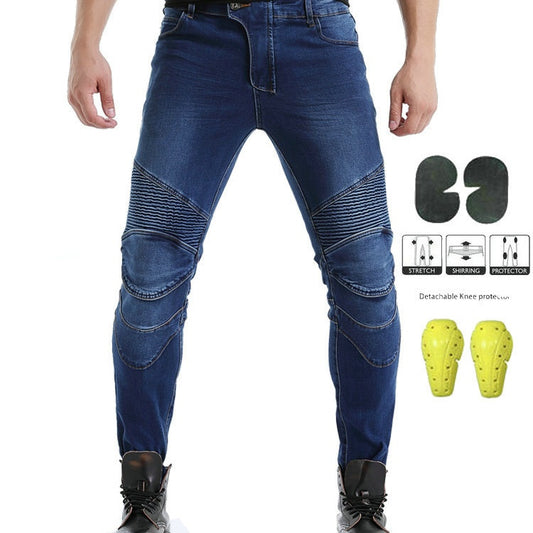 Pantalones de Motociclismo Kevlar para Hombre y Mujer - Pantalones de Carreras de Alta Elasticidad