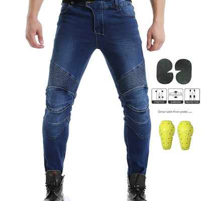 Pantalones de Motociclismo Kevlar para Hombre y Mujer - Pantalones de Carreras de Alta Elasticidad