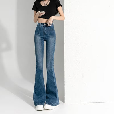 Jeans Acampanados Primavera Otoño Mujer Hot Girl - Image 12