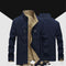 Chaqueta de Cuello Mao para Hombre sin Capucha