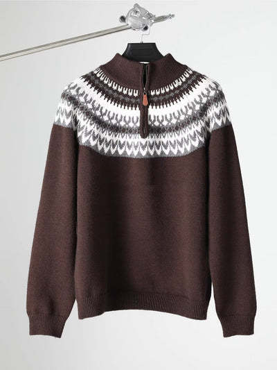 Suéter Retro Estadounidense para Hombre - Otoño e Invierno - Image 23