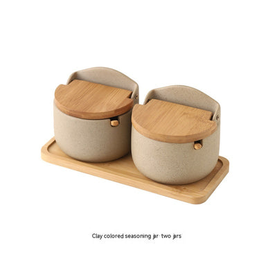 Set de 3 Recipientes de Cerámica Japonesa para Condimentos con Tapa - Image 6