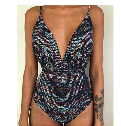Traje de Baño Monokini Escotado para Mujer - Image 10