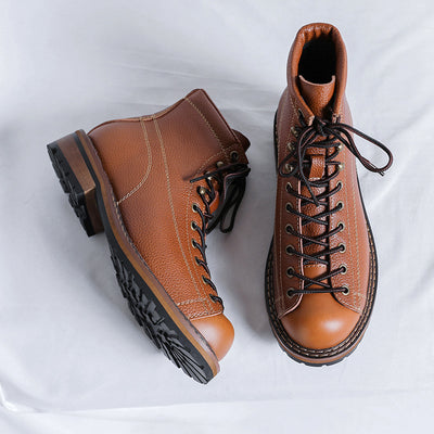 Botas Martin Altas Estilo Británico para Hombre - Image 4