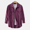 Camisa Chaqueta de Pana Liso