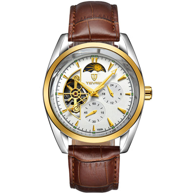 Reloj Tourbillon Automático Katwis para Hombre - Resistente al Agua