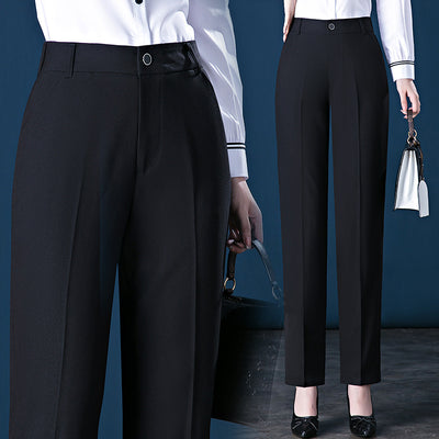 Pantalón de Talle Alto Recto Casual para Mujer - Image 7