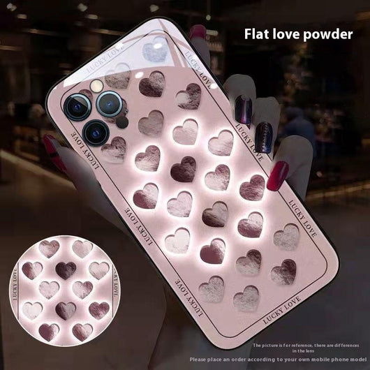 Funda de Celular con Diseño de Corazón Luminoso para Parejas - Image 10