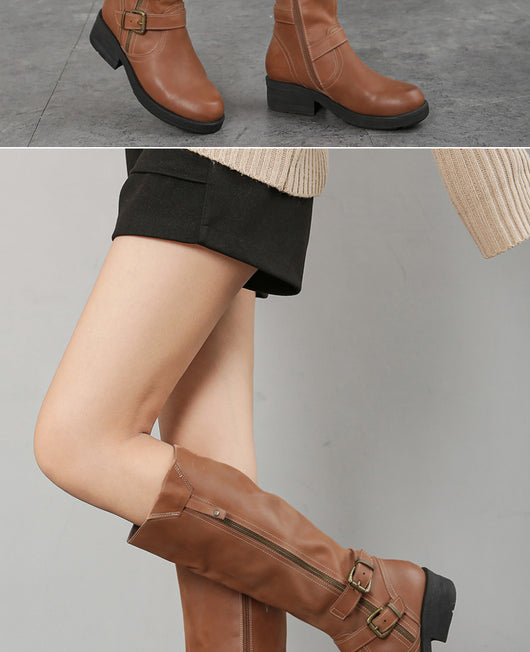 Botas Dr Martens Talla Grande con Cierre Lateral y Suela Gruesa para Mujer - Image 23