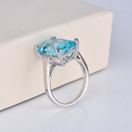 Anillos de Paraíba con Gemas Kuololit para Mujer - Image 5
