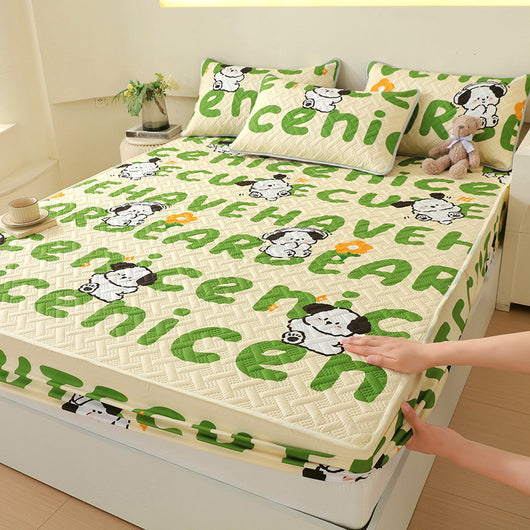 Sábana Bajera Acolchada Impermeable Antiescurrimientos - Image 2