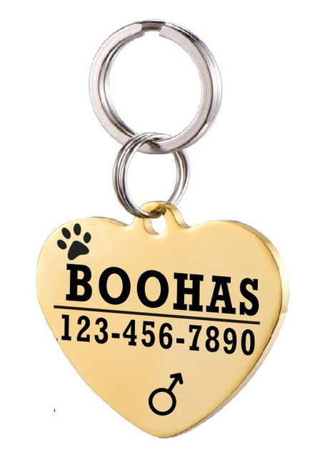 Placa de Identificación para Perro en Acero Inoxidable Personalizada - Image 23