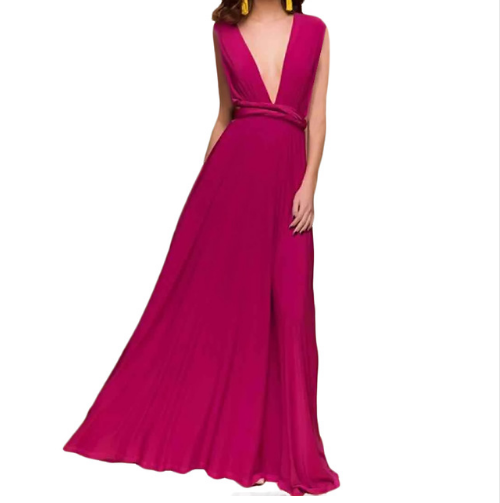 Vestido Largo Backless Multiusos para Fiestas y Bodas - Image 19