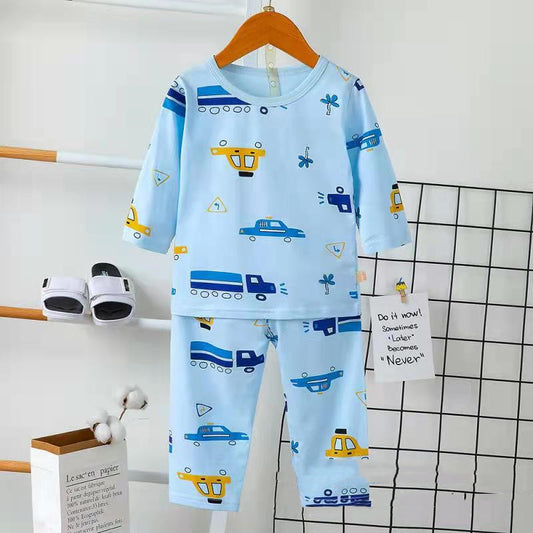 Conjunto de Pantalones Largos Estampados para Niños y Niñas