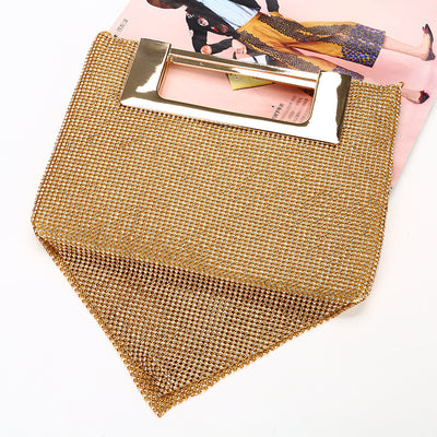 Bolso de Noche Elegante con Incrustaciones de Diamantes - Image 9