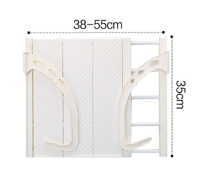 Perchero Multifuncional Plegable para Balcón - Organizador de Ropa, Zapatos y Secado - Image 9