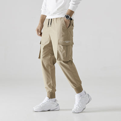 Pantalones Casuales Holgados con Bolsillos Múltiples y Tela Transpirable - Image 3